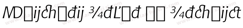 Chianti ItAlt BT Italic Alternate字体转换